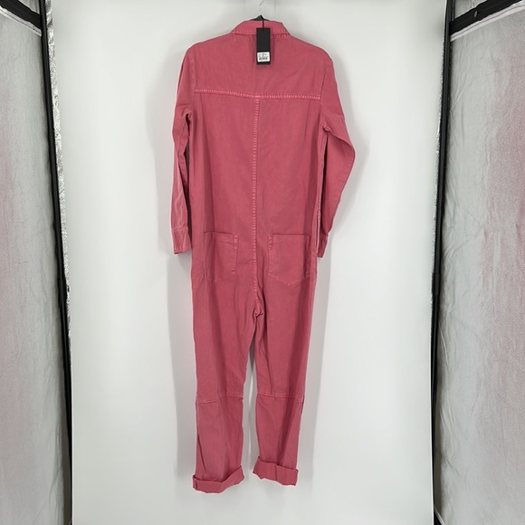One Teaspoon Paradise Utility Jumpsuit in Worn Pink Small - Picture 9 of 13